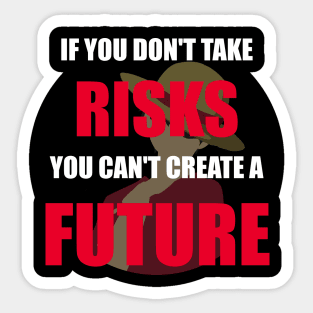 Anime Motivation. Monkey D. Luffy - Risks Sticker